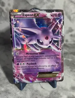 Espeon EX 52/122 Ultra Rare BREAKpoint Pokemon Card LP TCG Tracked Ship - Image 1