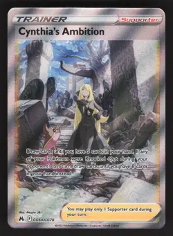 Cynthia's Ambition GG60/GG70 Pokemon TCG Crown Zenith NM - Image 1