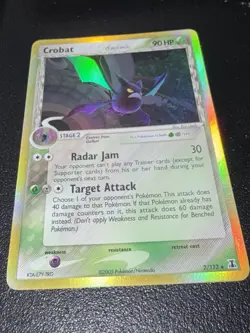 Pokemon Crobat Holo Rare 2/113 EX Delta Species 2005 NM/Mint - Image 1