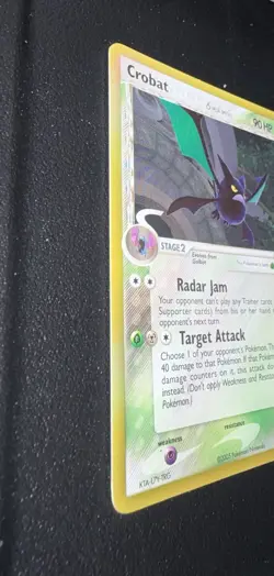 Pokemon Crobat Holo Rare 2/113 EX Delta Species 2005 NM/Mint - Image 3