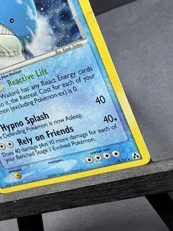 Wailord 14/92 Holo Rare Ex Legend Maker Pokemon 2006 Heavy Play HP - Image 4