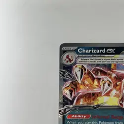 CHARIZARD EX 2025 POKEMON SCARLET & VIOLET BLACK STAR PROMO A #196 Q0M-516 - Image 2