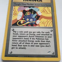 Pokemon WOTC Thought Wave Machine 96/105 Neo Destiny UNLIMITED Non-Holo Rare - Image 3