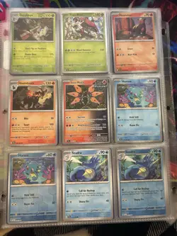 Pokemon Scarlet & Violet Shrouded Fable Near Complete Master Set Holo Energy EX - Image 2