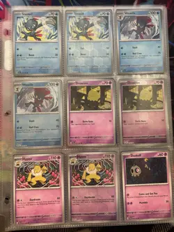 Pokemon Scarlet & Violet Shrouded Fable Near Complete Master Set Holo Energy EX - Image 3