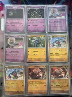 Pokemon Scarlet & Violet Shrouded Fable Near Complete Master Set Holo Energy EX - Image 4