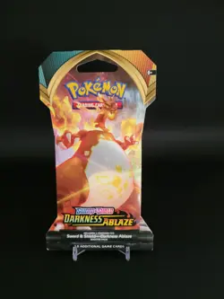 Pokemon Sword & Shield Darkness Ablaze Booster Sleeves - SWSH038 - New - Sealed 820650807121 - Image 1
