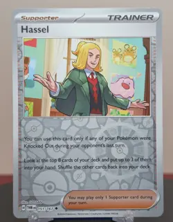 Pokemon Hassel #151/167 English Twilight Masquerade Reverse Holo - Image 1