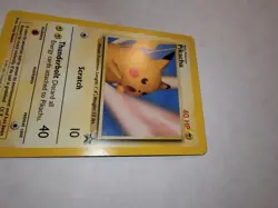 Pokemon TCG Snap Pikachu WOTC Black Star Promo 26 Vintage LP - Image 3
