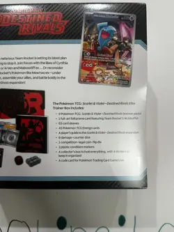 Pokemon TCG Scarlet & Violet Destined Rivals Elite Trainer Box ETB New Sealed - Image 4