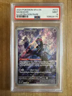 Munkidori 072/064 IR Illustration Rare - Pokemon Shrouded Fable English - PSA 9 - Image 1
