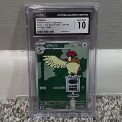 Pokemon Pidgeotto 119/108 Sv3: Ruler of the Black Flame Holo (Japanese) CGC 10 - Image 1