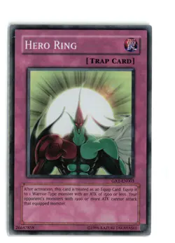 HERO RING GX1-EN003 UNLIMITED Yugioh TCG LP - Image 1
