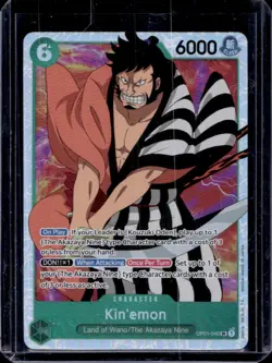 2022 One Piece Romance Dawn Kin'emon Super Rare #OP01-040 - Image 1