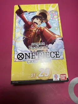 SEALED ENGLISH - One Piece Egghead Starter Deck ST29 with bonus pack - Image 1