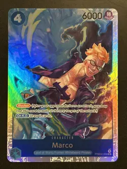 One Piece TCG Marco PRB02-008 Premium Booster -The Best- Vol. 2 Foil NM - Image 1