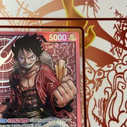 One Piece English Monkey.D.Luffy ST01-001 Leader Foil - Near Mint - Image 4