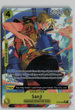 One Piece TCG Sanji ST29-004 Starter Deck 29 Egghead (Alt Art) - Image 1