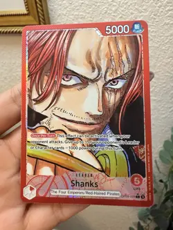 Shanks OP09-001 Leader Alt Art Emperors in the New World One Piece - Image 3