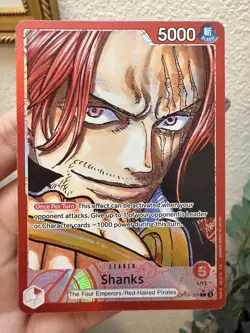 Shanks OP09-001 Leader Alt Art Emperors in the New World One Piece - Image 4