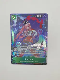 Perona OP14-033 Alternate Art - The Azure Sea’s Seven One Piece TCG English - Image 1
