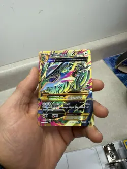 M Rayquaza EX Shiny Full Art Holo Card 98/98 XY-Ancient Origins 2015 Ultra Rare - Image 1