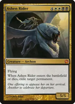 Ashen Rider Theros NM White Black Mythic Rare MAGIC GATHERING CARD ABUGames - Image 1