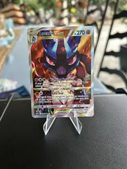 Pokemon TCG Lucario VSTAR Black Star Promo SWSH291 Holo Card NM/Mint Condition - Image 1