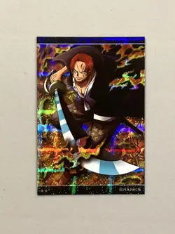 Shanks - No.9-13 - One Piece Itajaga Wafer Card Japanese - Image 1