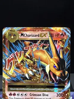 Pokemon Card M Charizard EX 13/108 XY Evolutions Ultra Rare Light Play - Image 2