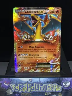 Pokemon Card Charizard EX XY17 XY Black Star Promo STANDARD SIZE LP - Image 1