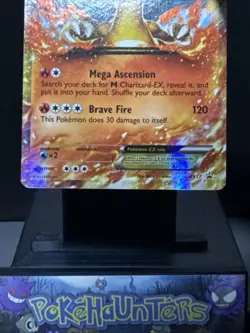 Pokemon Card Charizard EX XY17 XY Black Star Promo STANDARD SIZE LP - Image 3