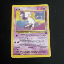 Pokemon Card - Mew #8 WoTC Black Star Promo - Image 1