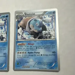 Pokemon TCG Blastoise Card Lot 2x 2013 World Championships - Image 2