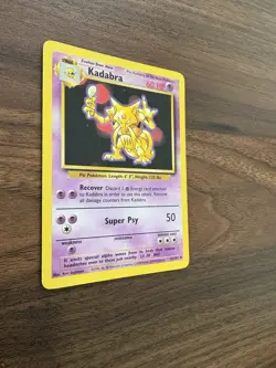 Kadabra 1999 Base Set Unlimited WOTC Vintage Pokemon Card 32/102 (LP-NM) - Image 3