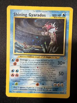 Pokemon TCG Shining Gyarados Holo Card Neo Revelation 65/64 - Image 1