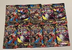Pokemon TCG Mega Evolution 10 Booster Packs (100 Cards Total) Unopened - Image 1
