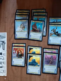 MTG Vanguard 3x5 Oversized RARE 1997 1998 1999 Magic Oversized lot 88 cards - Image 2