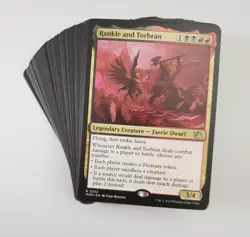 MTG Commander Rankle and Torbran Custom 100 Card EDH Deck with Rares - Image 1