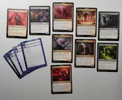 MTG Commander Rankle and Torbran Custom 100 Card EDH Deck with Rares - Image 2