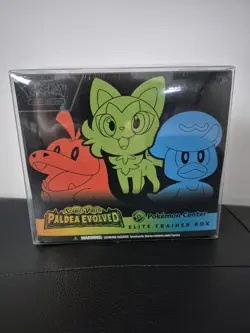 Paldea Evolved Pokemon Center Elite Trainer Box Sealed Pokemon Card TCG - Image 1