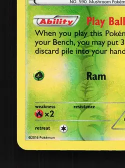 Foongus 12/114 LP Steam Siege English Pokemon Card TCG - Image 2