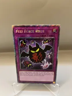 Full Force Virus (Platinum Secret Rare) RA03-EN267 Quarter Century Yugioh Card - Image 2