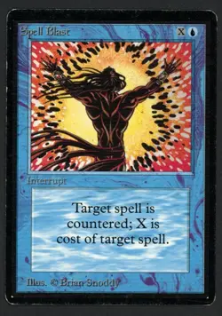 ***Beta Spell Blast*** MTG Beta Magic Kid Icarus - Image 1