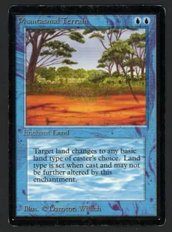 ***Beta Phantasmal Terrain*** MTG Beta Magic Kid Icarus - Image 1
