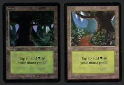 ***2x Beta Forest*** MTG Beta Magic Kid Icarus - Image 1