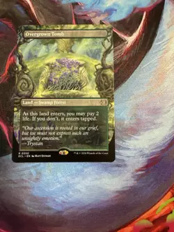 MTG - Overgrown Tomb (Borderless Regular) Lorwyn Eclipsed 0350 - Image 1