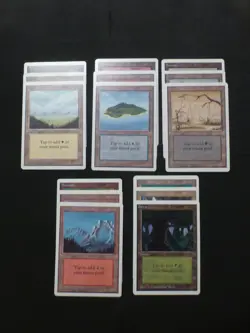 MtG Unlimited Common Basic Land Set of 15 NM/NM- $0.75 Shipping VCT123970 - Image 1