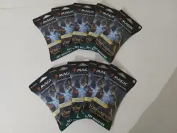 MAGIC THE GATHERING LORD OF THE RINGS SET BOOSTER PACK LOT (x10) FACTORY SEALED - Image 1