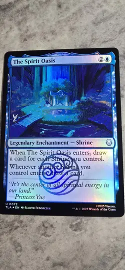 The Spirit Oasis Avatar: The Last Airbender Foil Legendary Enchantment MTG NM - Image 1